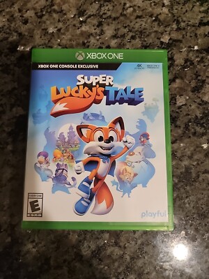 Super Lucky's Tale - Microsoft Xbox One Game - Original Case W/ Disc - Tested 