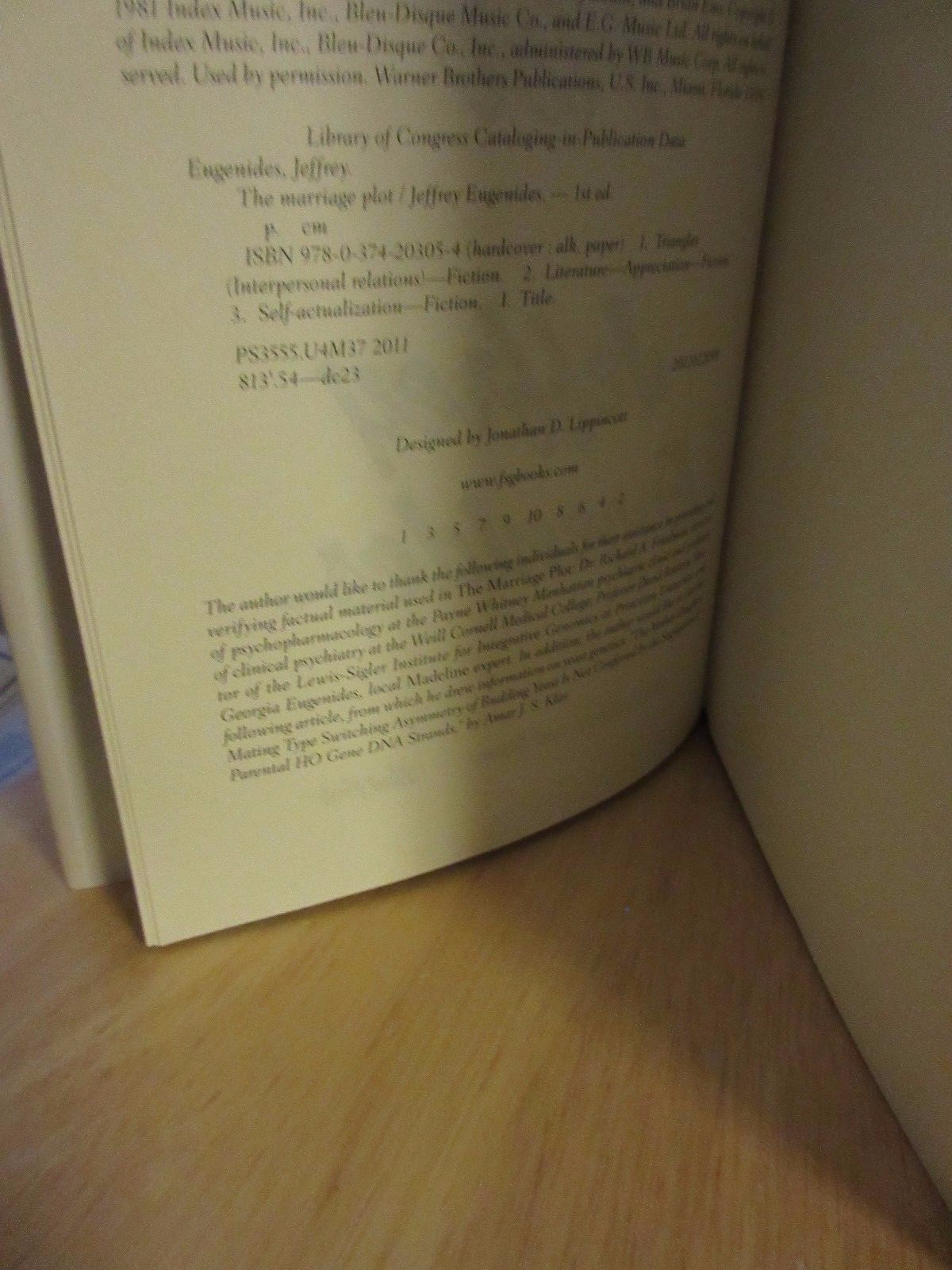 The Marriage Plot by Jeffrey Eugenides (2011, Hardcover)