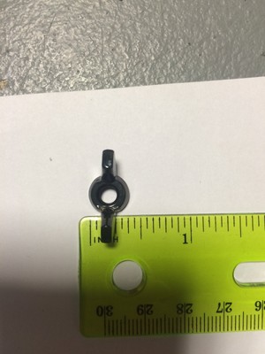 10-32 Wing Nut Black Anodized Qty 25