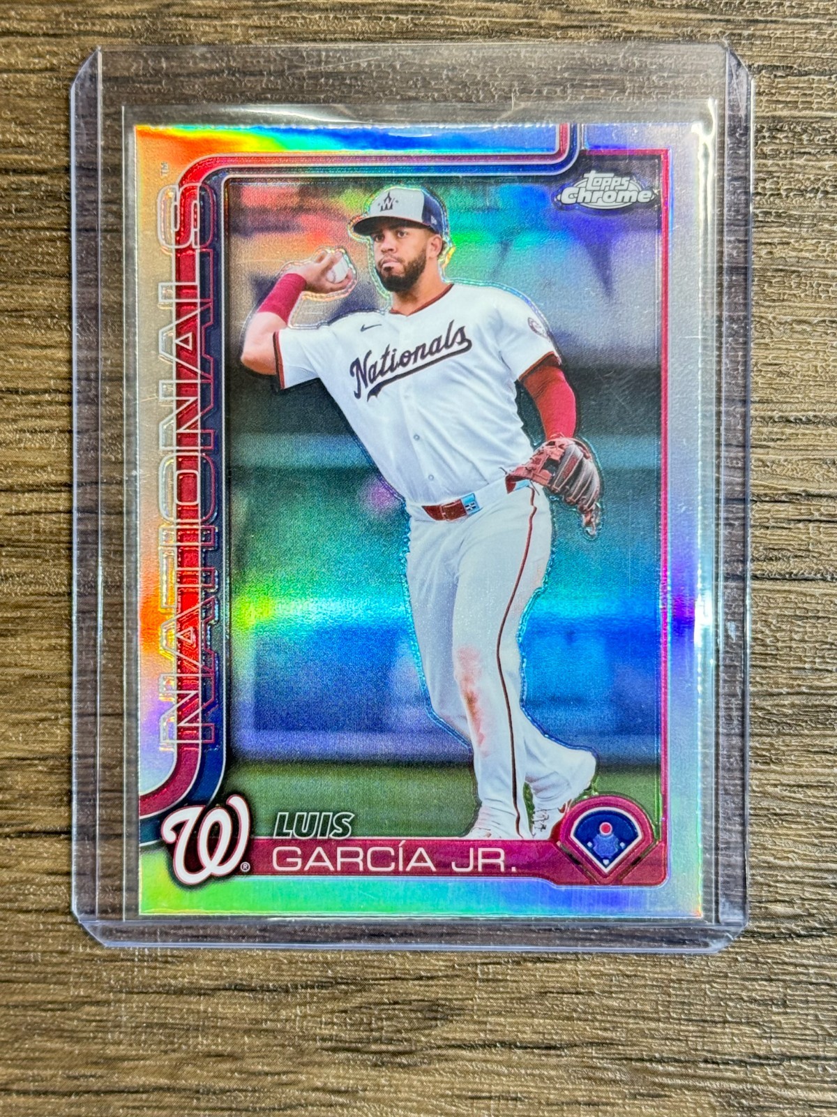 2025 Topps Chrome LUIS GARCIA REFRACTOR #269 Nationals | eBay