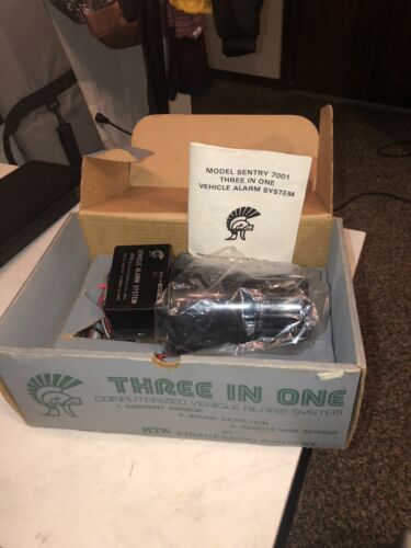 Vintage Sentry 7001 Car Alarm Computerized Vehicle Alarm Sys