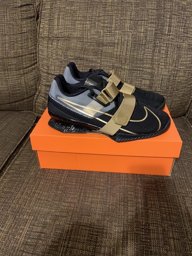 ◆Nike◆ Romaleo 4 Weightlifting Shoe CD3463-001 Nike Romaleos 4 Low Black Men's Size 11.5 CD3463-001