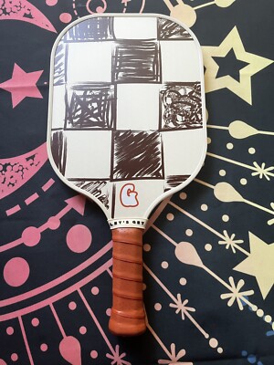 NEW Groovy Pickle COOPER BEIGE Premium Pickleball Paddle Unique Aesthetic