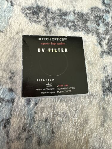 Hi Tech Optics UV Filter Titanium Ultra Thin 52 mm in box Hi Tech Optics UV Filter Titanium Ultra Thin 52 mm in box