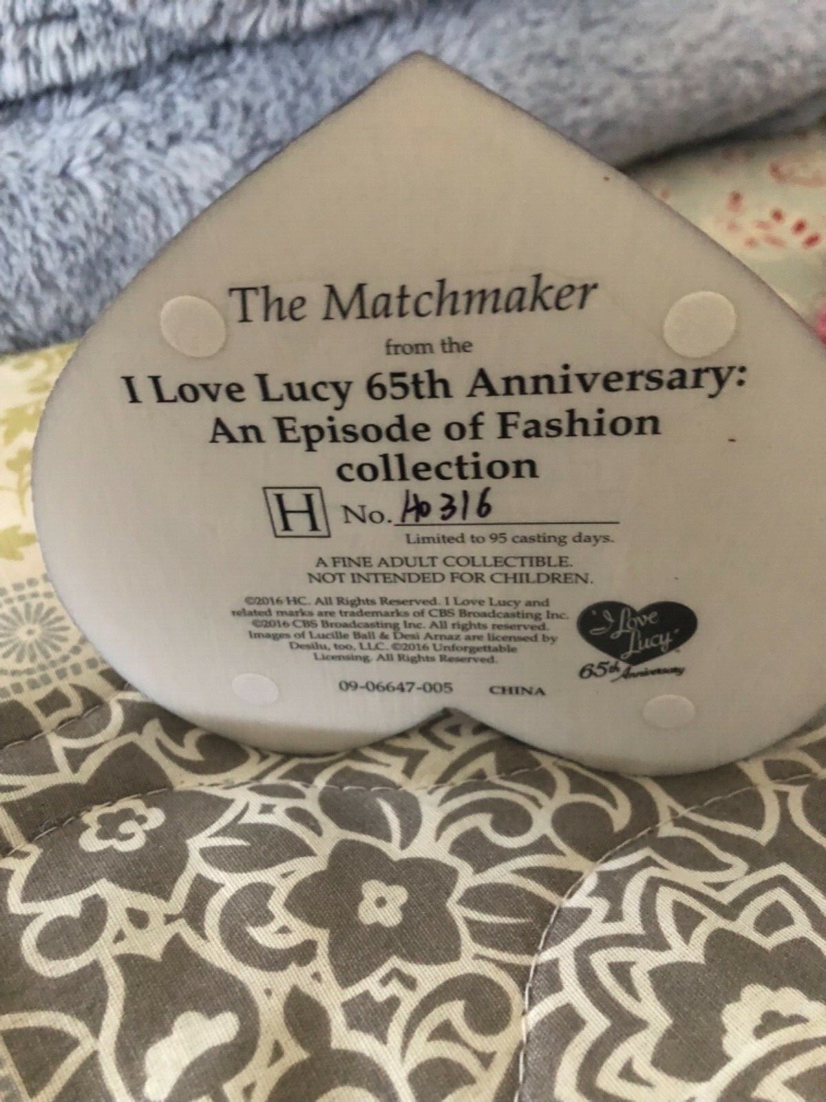 I Love Lucy Hamilton Collection 2 Figures Beautiful