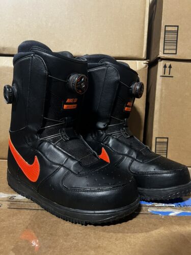 Nike SB Zoom Force 1 BOA ZF1 Snowboard Boots Black/Orange Nike SB Zoom Force 1 BOA ZF1 Snowboard Boots Black/Orange