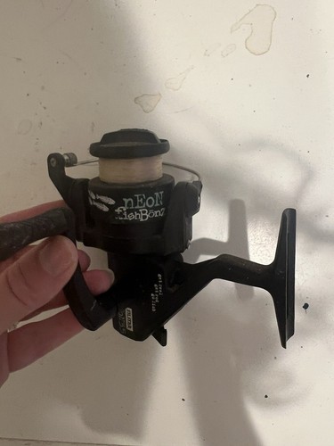 Vintage SilStar Neon 35 Fish Bonz fishing reel used long
