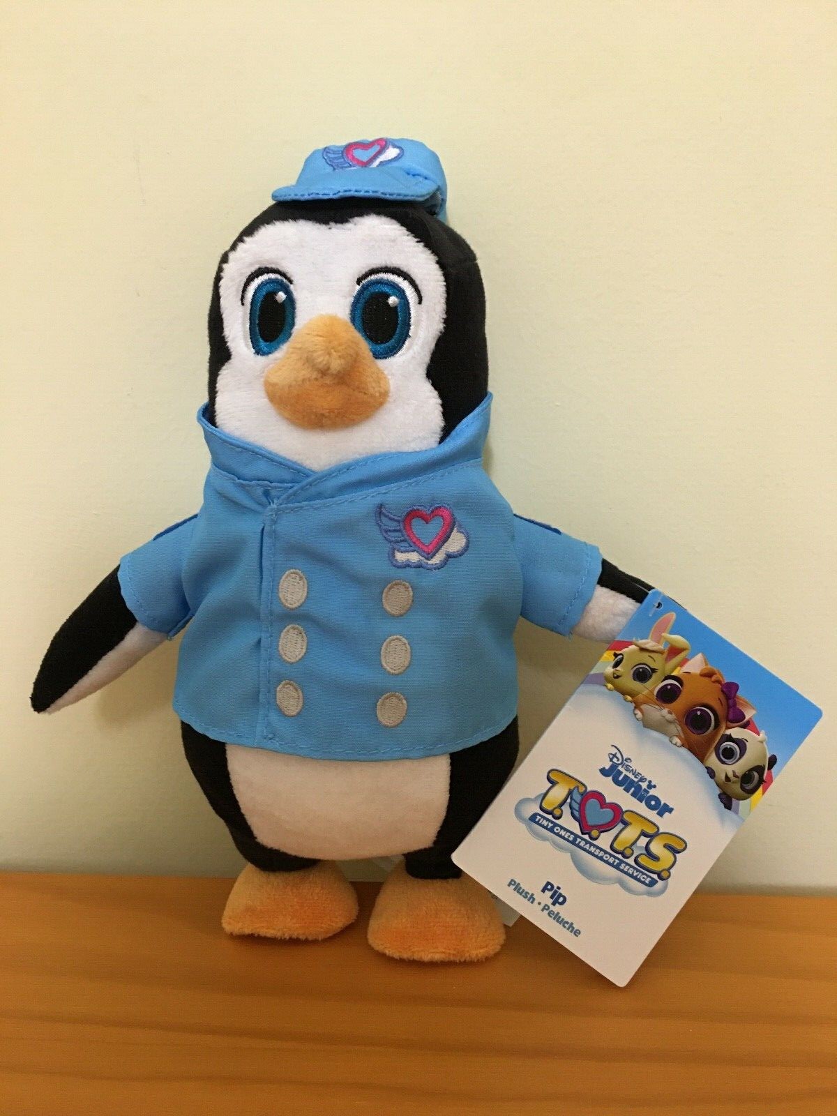 NEW Disney Store Junior T.O.T.S. PIP Penguin 9” Plush Tots