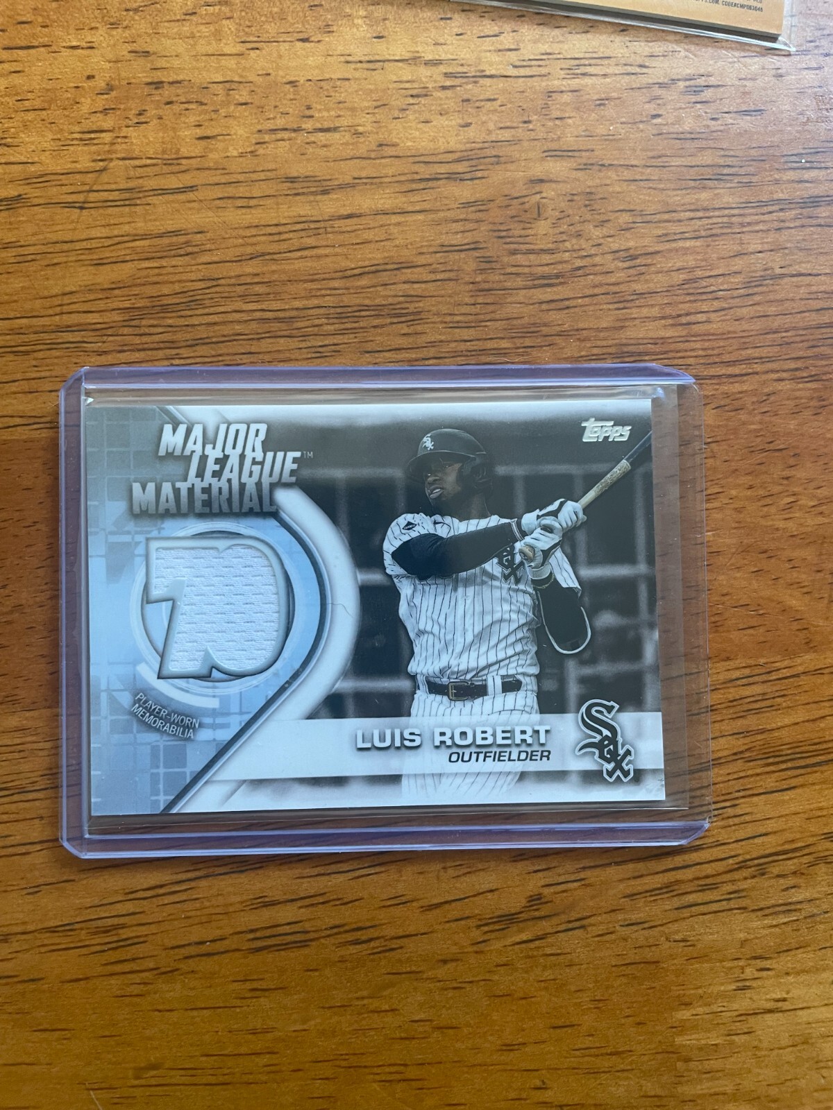 2021 Topps Series One Luis Robert Major League Material 2021 Topps Series One Luis Robert Major League Material