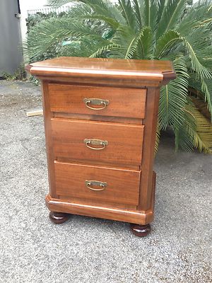 COMODINO IN LEGNO MASSELLO ARTE POVERA CAMERA DA LETTO CAMERETTA