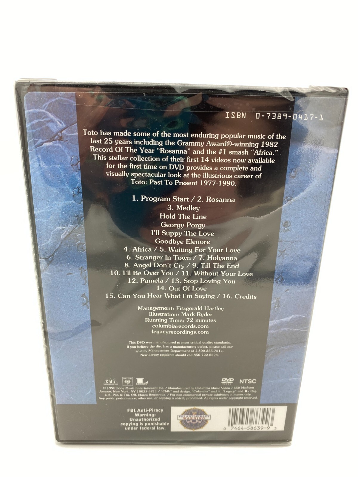 Toto - Past to Present 1977-1990 (DVD) 74645863993| eBay