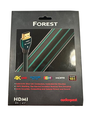 AudioQuest Forest Ultra High Speed HDMI cable with Ethernet - 2 Meter (6’ 7”)