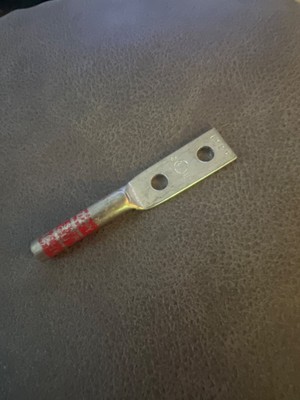 Izzy I82-10 Compression Lug 8 Str 2-Hole Red w/Inspection Window