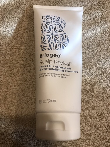 BRIOGEO Scalp Revival Charcoal Coconut Oil Micro-exfoliating Shampoo 12 oz tube