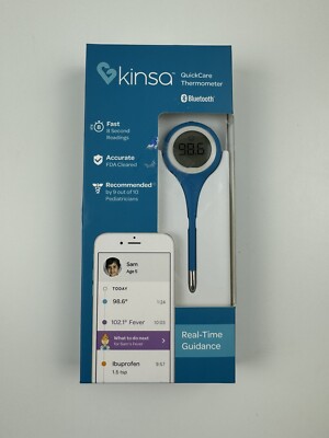 Kinsa Bluetooth Quick Care - Individual Profiles -Track & Share -Thermometer