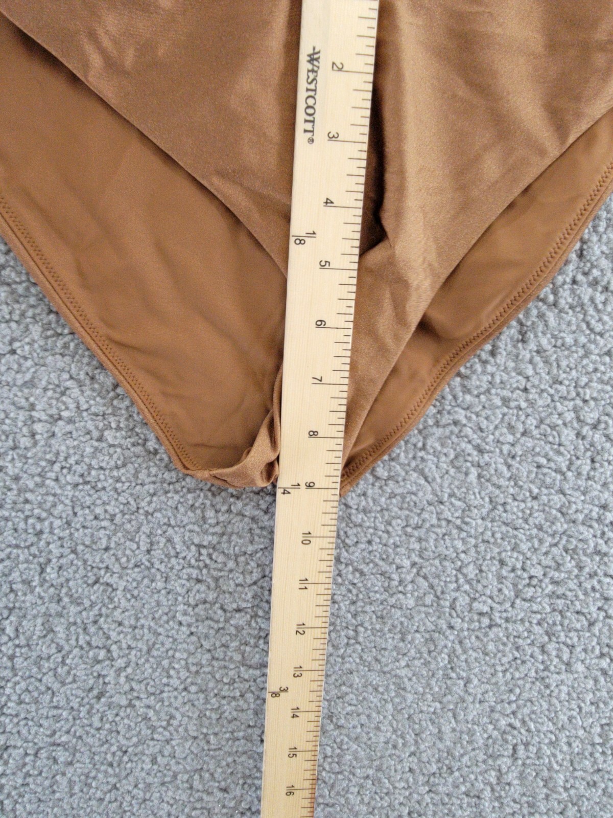 Simkhai Emmalynn Strappy Bikini Bottom Women's L Bronze Elastic Waist Pull On - Picture 7 of 16