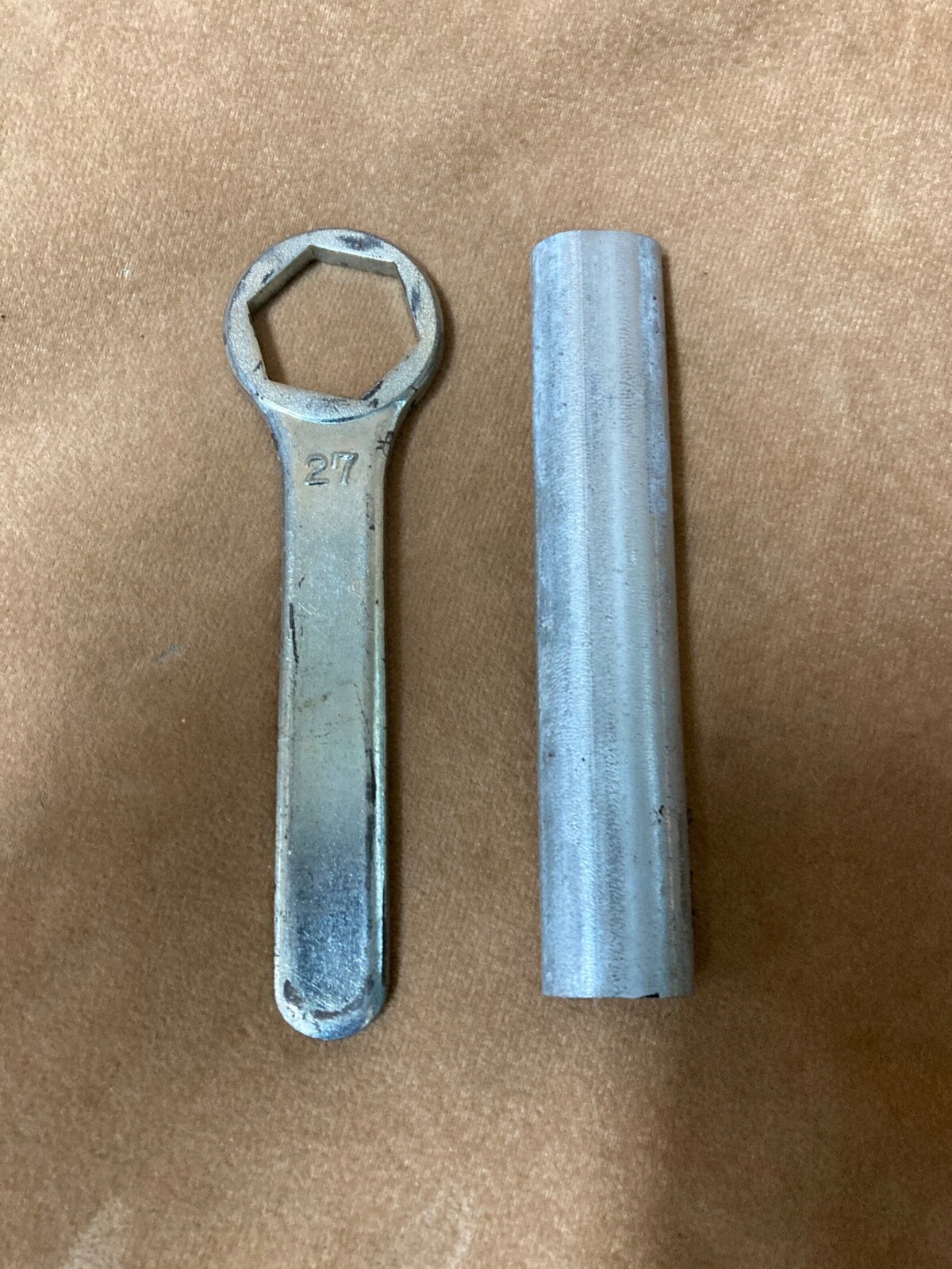 Honda motorcycle factory tool kit NOS 27mm box wrench Honda motorcycle factory tool kit NOS 27mm box wrench