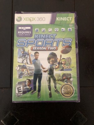 Xbox 360 Kinect Sports Game Season Two -New Factory Sealed, Slight Tear In Seal