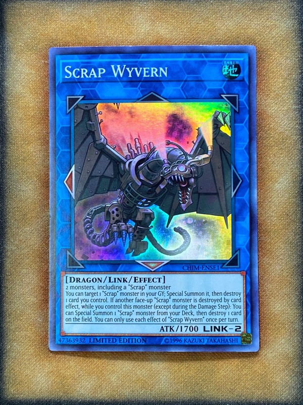 YuGiOh Dark Neostorm Scrap Wyvern CHIM-ENSE1