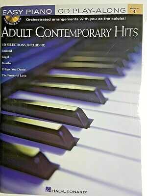 Adult Contemporary Hits, Ten Selections for Easy Piano, with Play-Along CD