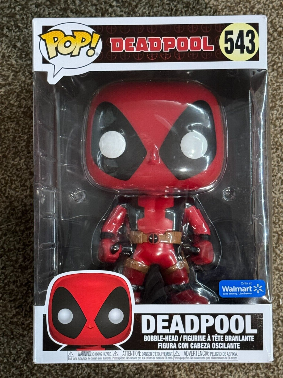 Funko Pop! Marvel X-Men Deadpool Walmart 10