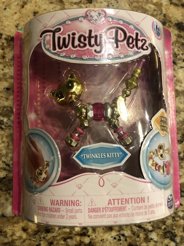 Twisty Petz GOLD Twinkles Kitty Pet Twists Into Bracelet 2018 Hot Toy List