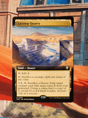 Lazotep Quarry 0079 Extended Rare Modern Horizons 3 Commander Magic MTG