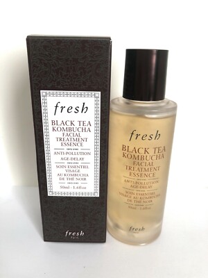 Fresh Black Tea Kombucha Facial Treatment Essence 1.6oz/50ml New In Box