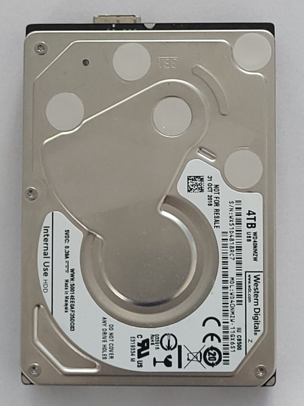 Wd40nmzw-11gx6s1, 31 Oct 2018, Malaysia, Wx5, Western Digital 4tb 2.5