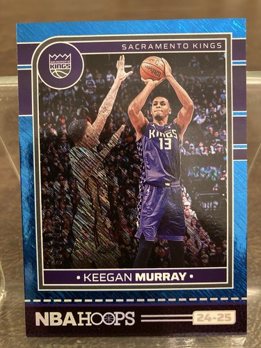 2024-25 Panini NBA Hoops Keegan Murray Storm Parallel #/299