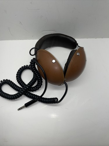 【希少】トリオ ヘッドホン KH-51 レザー調ハウジングカバー　ケンウッド 希少】トリオ ヘッドホン KH-51 レザー調ハウジングカバー