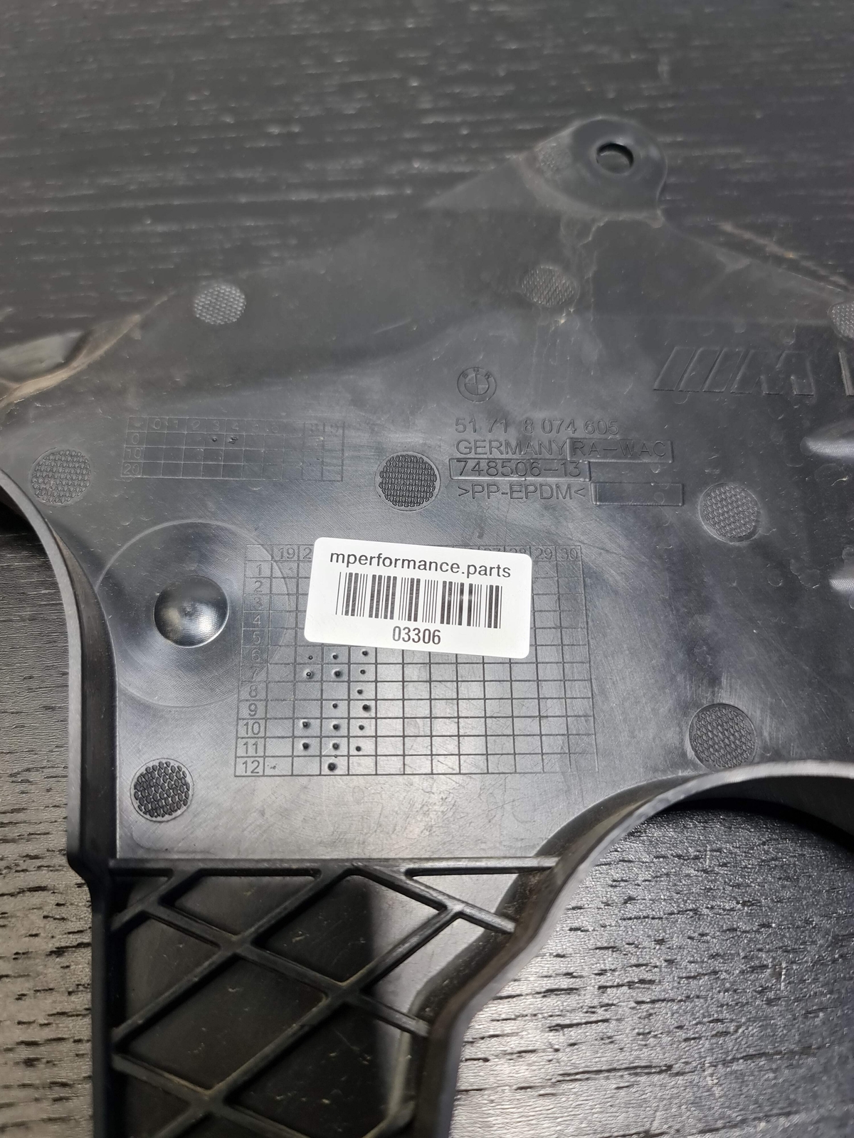 2022 - 2023 BMW M3 M4 Steering Gear Cover Shield Panel Left Side G80 G82 G83 517