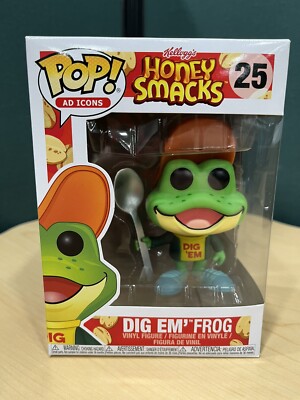 Funko Pop! Ad Icons Kellogg s Honey Smacks Dig Em  Frog #25