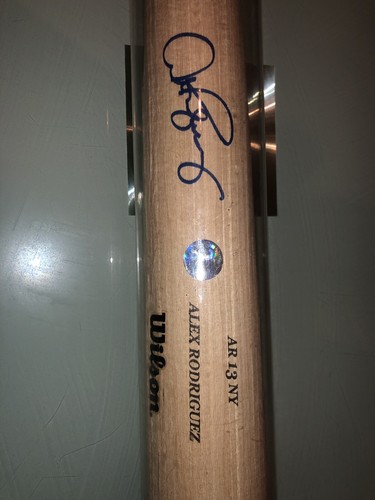 Alex Rodriguez Signed Sam Bat Game Issued