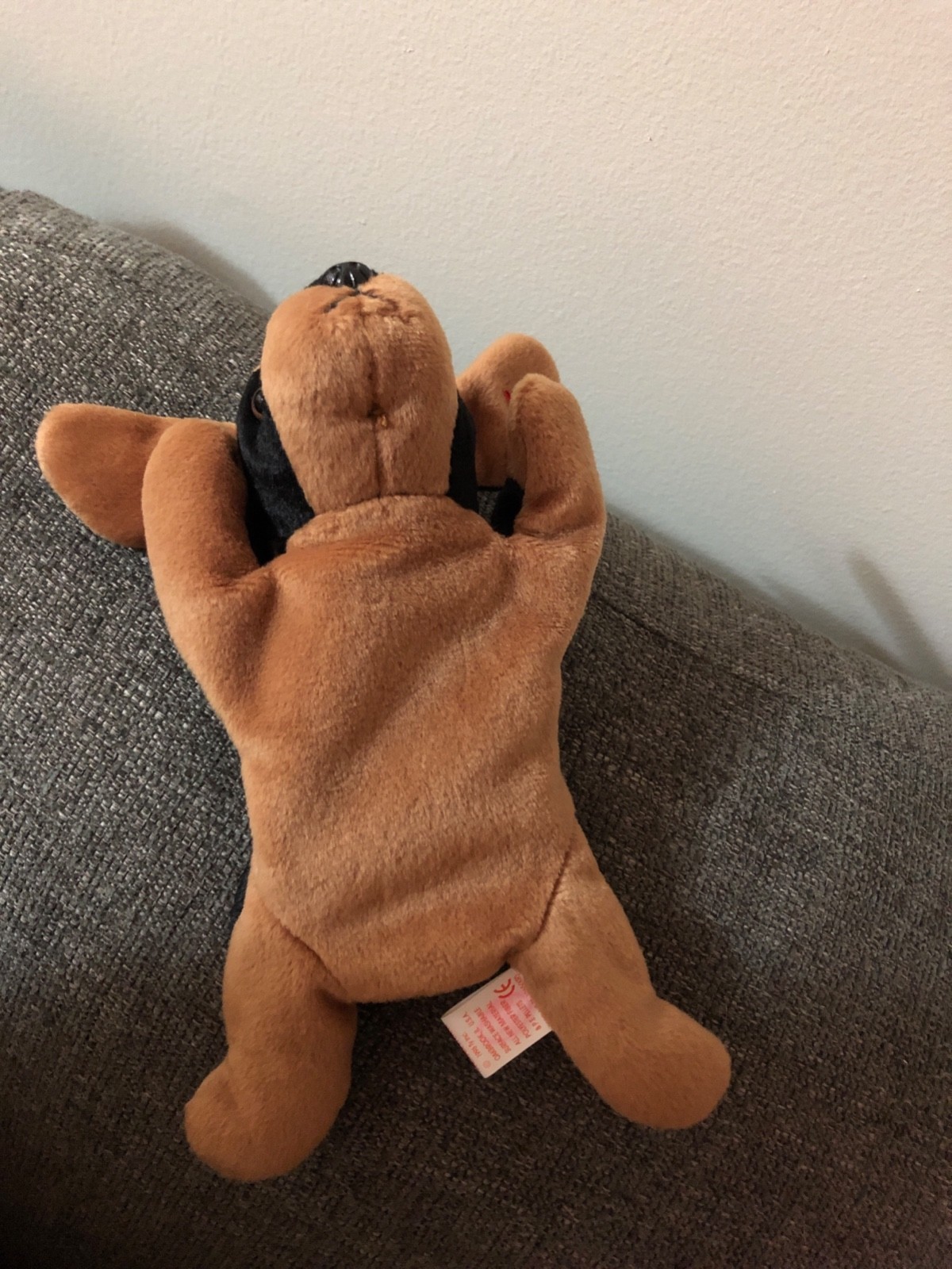 TY Beanie Babies Plush Doby The Doberman 1996 Retired NEW w/Tags 4th Generation