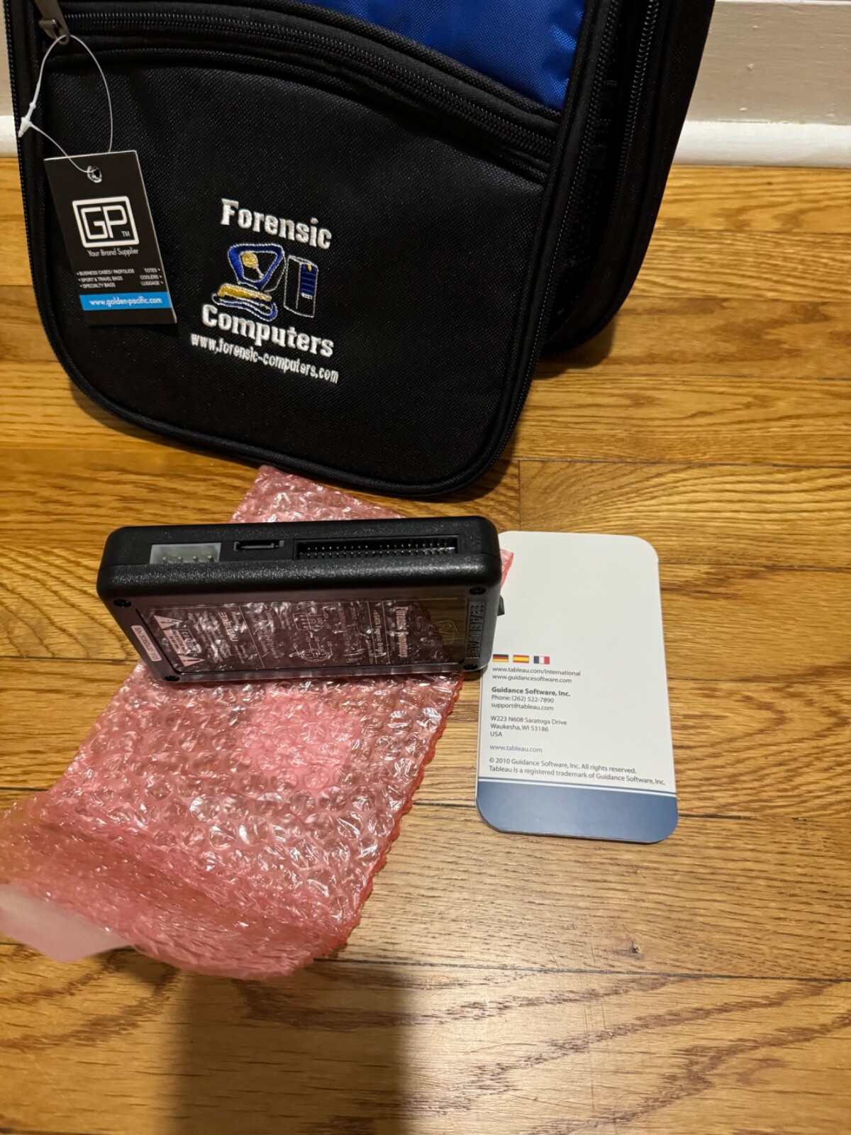 Tableau eSata  Forensic Bridge T35es Unit and Quickstart Guide