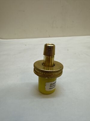 Marshall Excelsior ME1653AR Excess Flow Propane Adapter Fitting LP RV