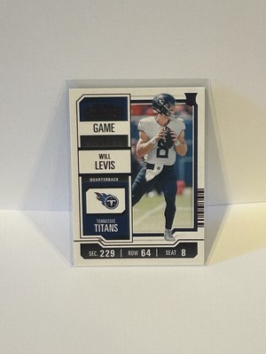 23 Panini Contenders Will Levi s rookie. #97