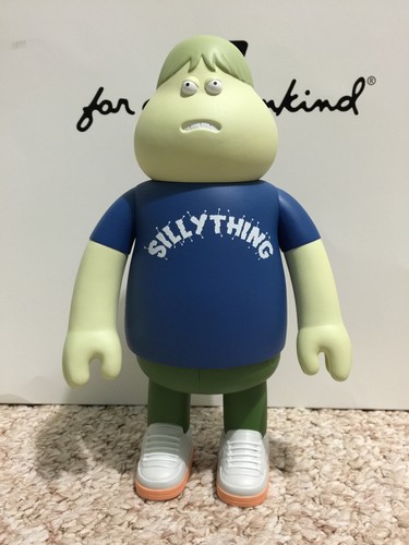 James Jarvis LEON Silly Thing BLUE Vinyl Toy Figure Amos Toy James Jarvis LEON Silly Thing BLUE Vinyl Toy Figure Amos Toy
