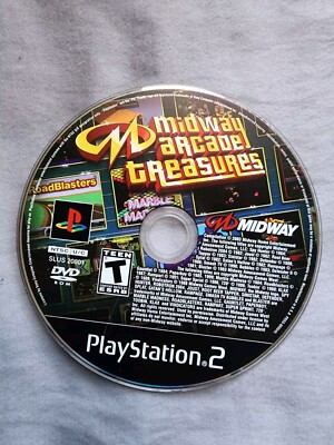 Midway Arcade Treasures (Sony PlayStation 2, 2003) DISC ONLY Tested
