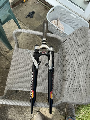 H XZ4857 Manitou マニトウ Spyder SPY0044437 フロントフォーク MTB ロードバイク 自転車 パーツ 未使用 展示品 Manitou（スポーツ・アウトドア）の通販