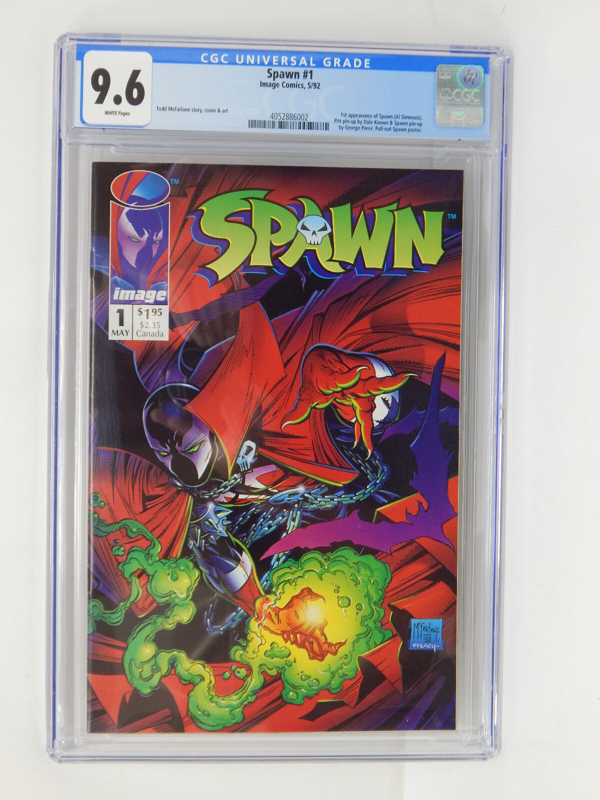 Spawn 1 5/92 Image Comics CGC 9.6 | eBay
