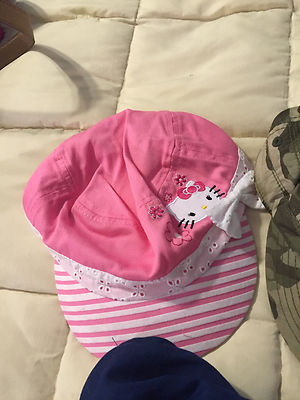 3 YOUTH CAPS HATS LOT THOMAS & FRIENDS HELLO KITTY CAMO CAP HAT