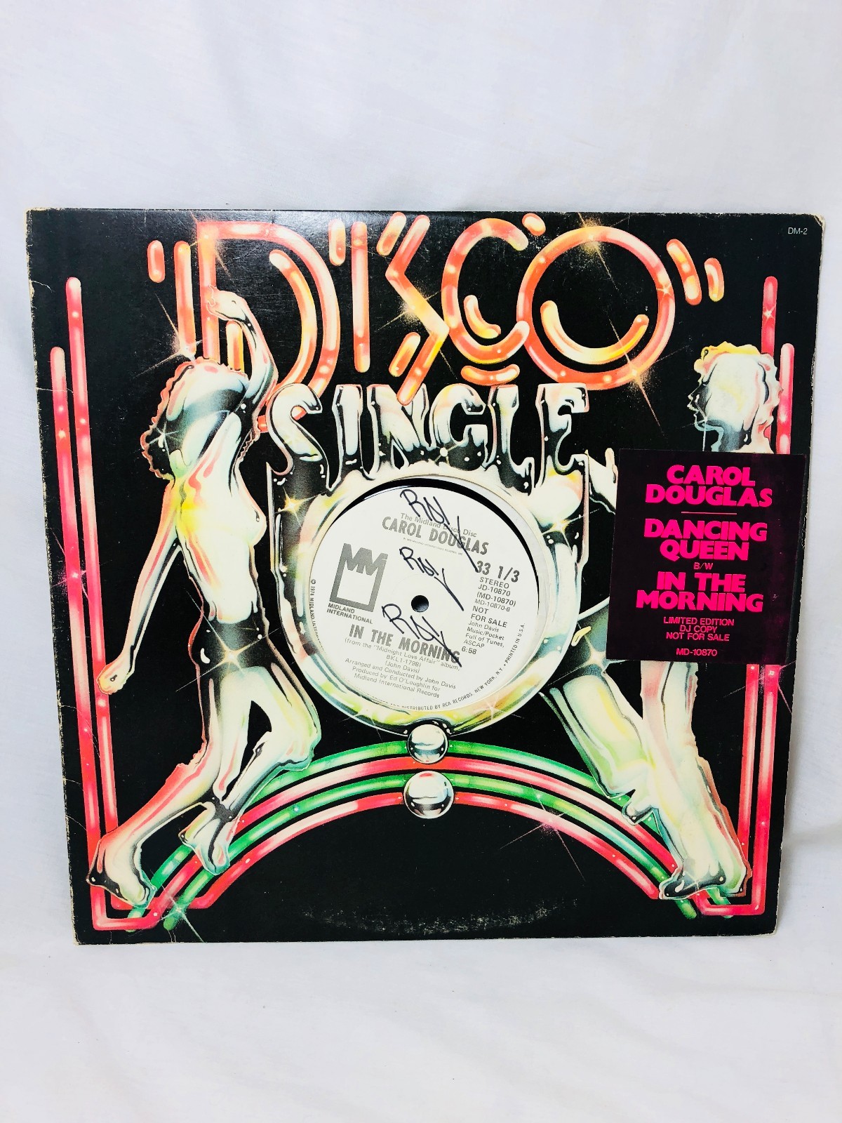 A16 Carol Douglas Dancing Queen - 1976 Midland Record Vinyl