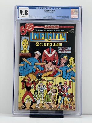 Infinity Inc. #19 1985 CGC 9.8 Early McFarlane Key  
