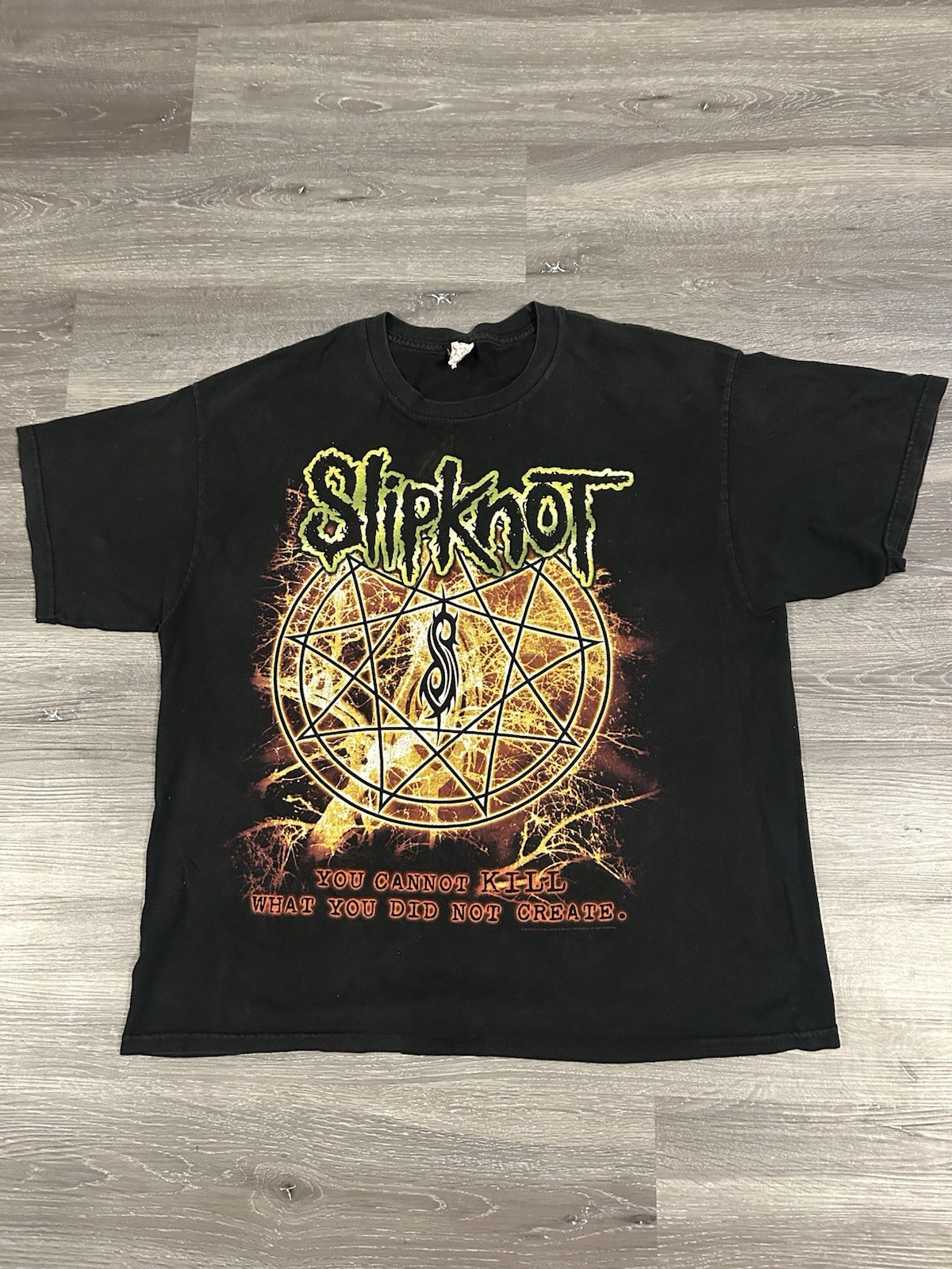 Vintage Slipknot 2013 You Cannot Kill Rock What You Did Not Create Shirt XL