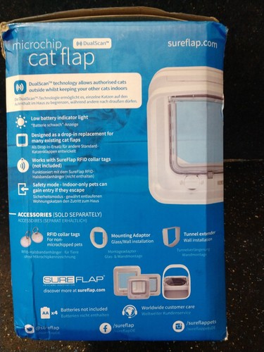 SureFlap DualScan Microchip Cat Flap Door - (Never Used or Installed)
