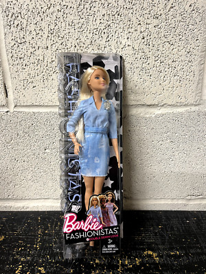 2016 Mattel Barbie Fashionistas 49 Double Denim Look Doll NEW DAMAGED PACKAGING