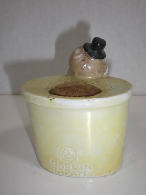 Pin Cushion BOY Man with TOP HAT and WELL Antique