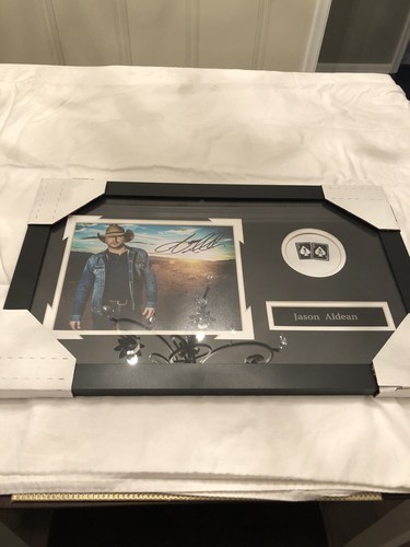 Jason Aldean Signed Autographed Matted And Framed 14x22 Country Music